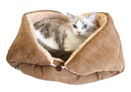 Warm  Foldable Multifunctional Cat Bed