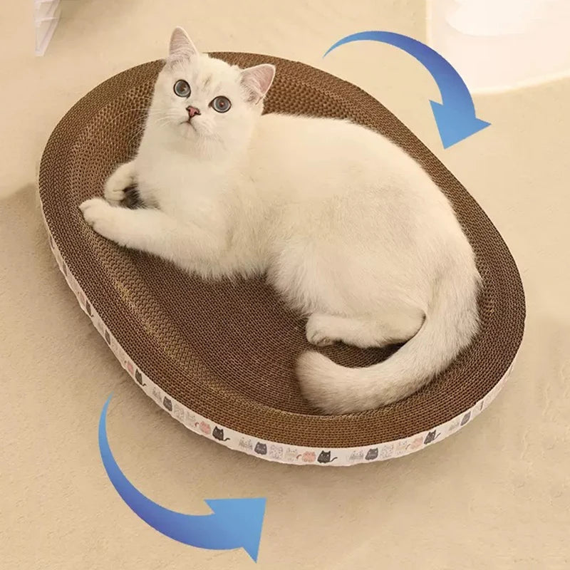 Corrugated Cat Scratcher Bed