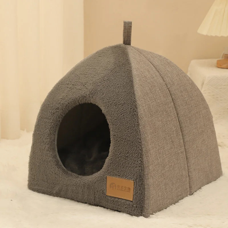 Warm Cat Cave Bed