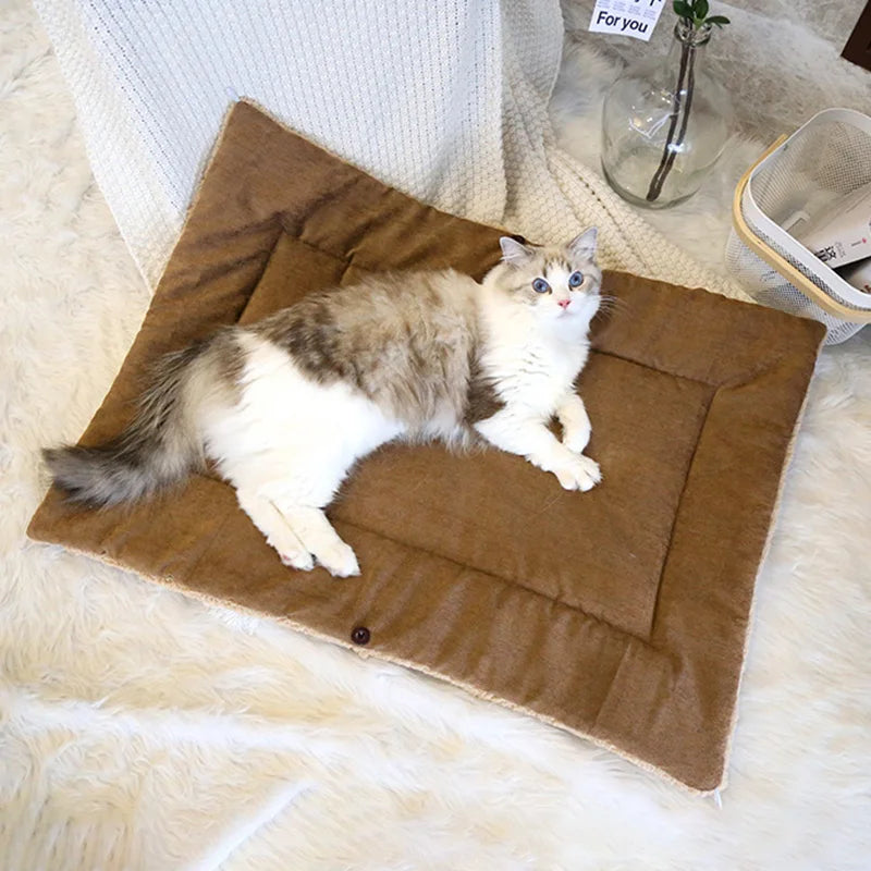 Warm Foldable Multifunctional Cat Bed