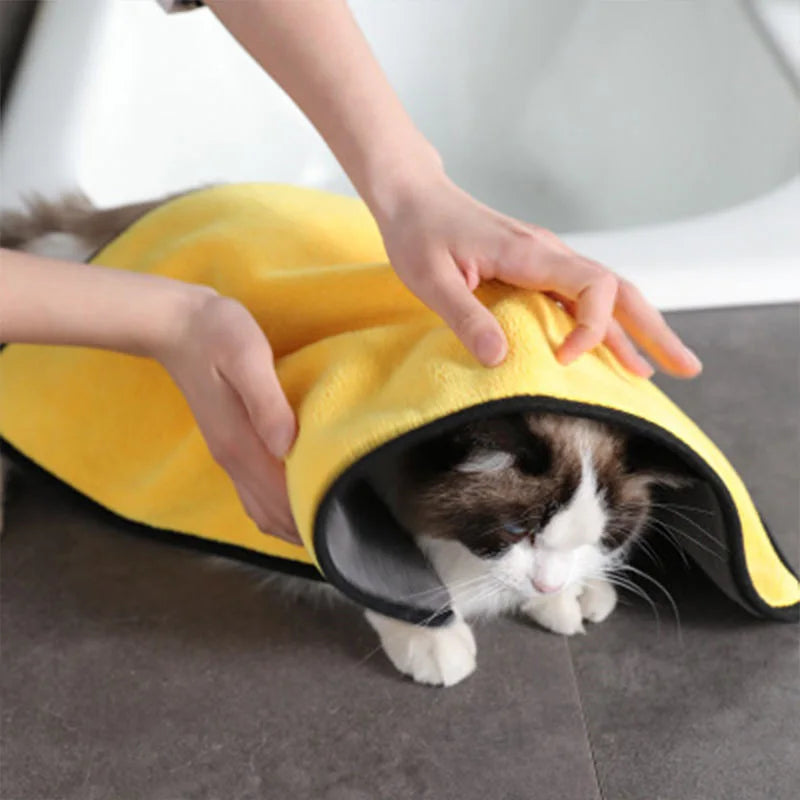 Quick-Drying Cat Towel