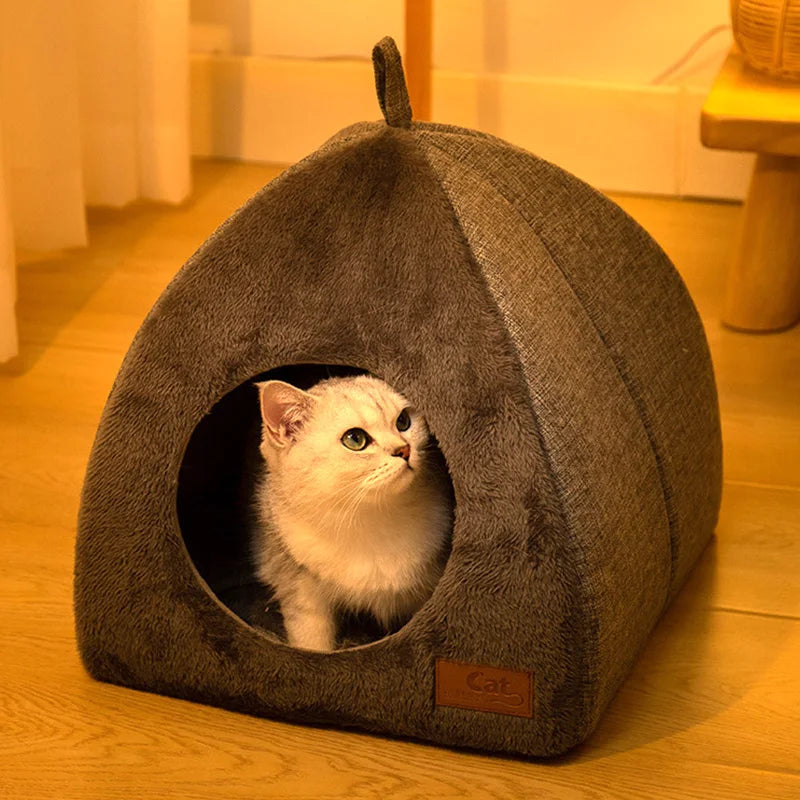 Warm Cat Cave Bed